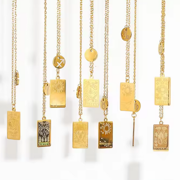 Zodiac Pendant Necklace
