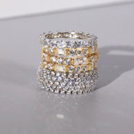 Sterling Silver Kornelia Eternity Ring