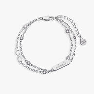 Abuela Infinity Chain Double Strand Bracelet