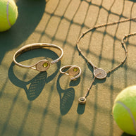 Tennis Racket Y-Necklace