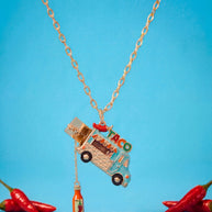 Taco Truck Locket Necklace