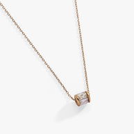 April Birthstone Precious Pendant Necklace