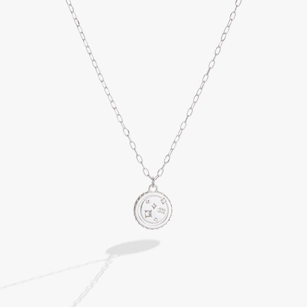 Aquarius Zodiac Precious Necklace