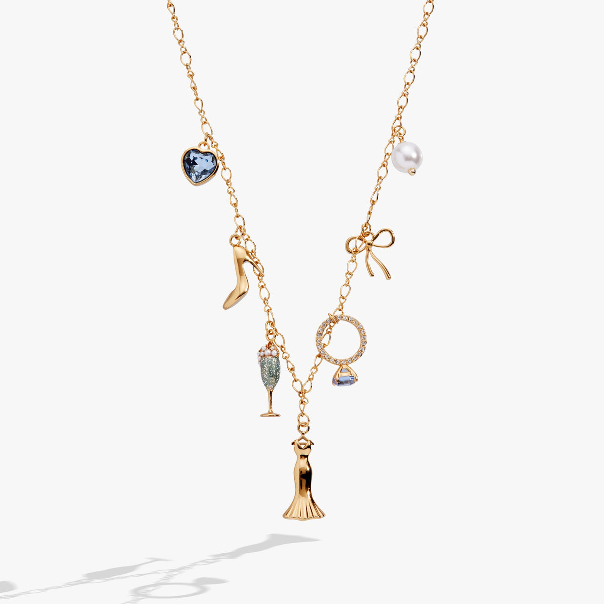 Bridal Multi-Charm Necklace