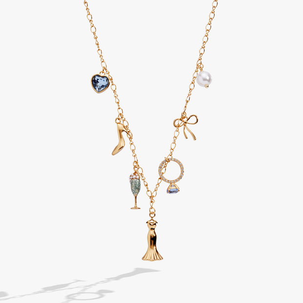 Bridal Multi-Charm Necklace
