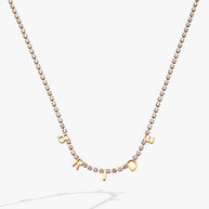 “Bride” Crystal Tennis Necklace