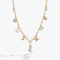 Cosmic Cowgirl Charm Necklace