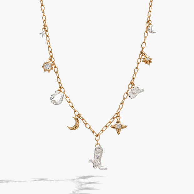 Cosmic Cowgirl Charm Necklace