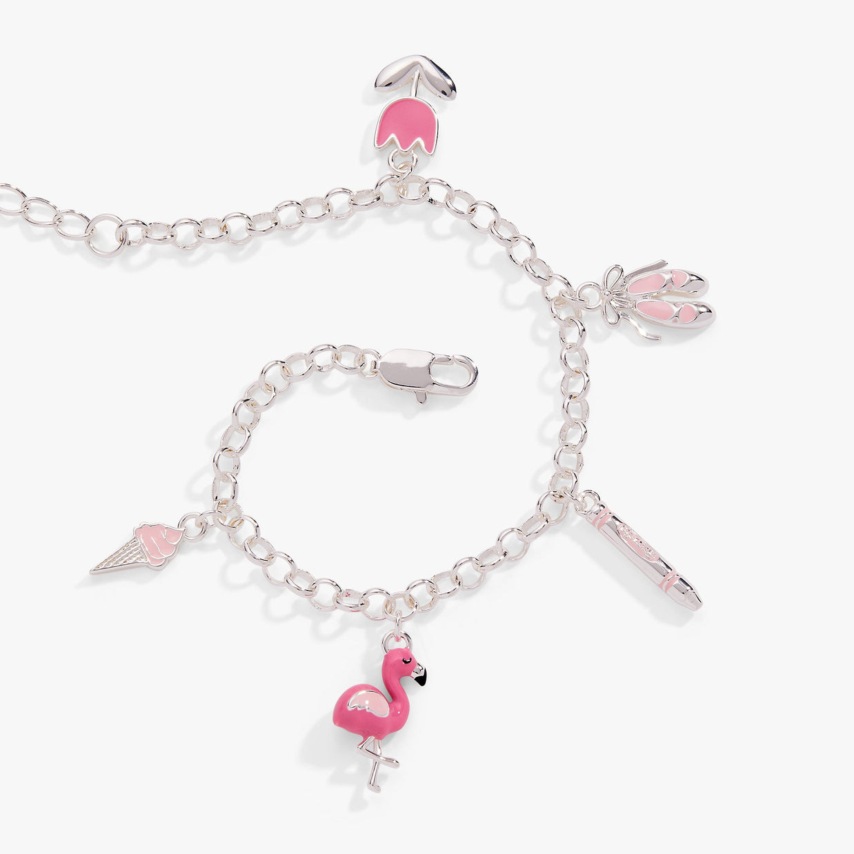 Crayola Fan Favorites Tickle Me Pink Charm Bracelet