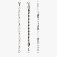 Crystal + Pearl Stranded™ Bracelet Set
