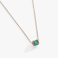 December Birthstone Precious Pendant Necklace
