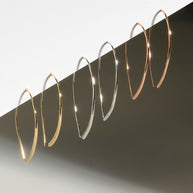 Delicate Threader Hoop Earrings