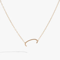 Initial C Precious Elongated Necklace