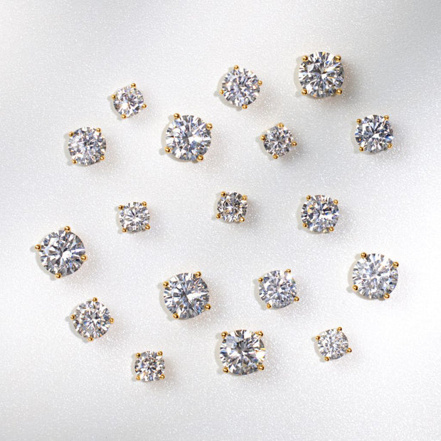 Sterling Silver Everyday Essential CZ Studs