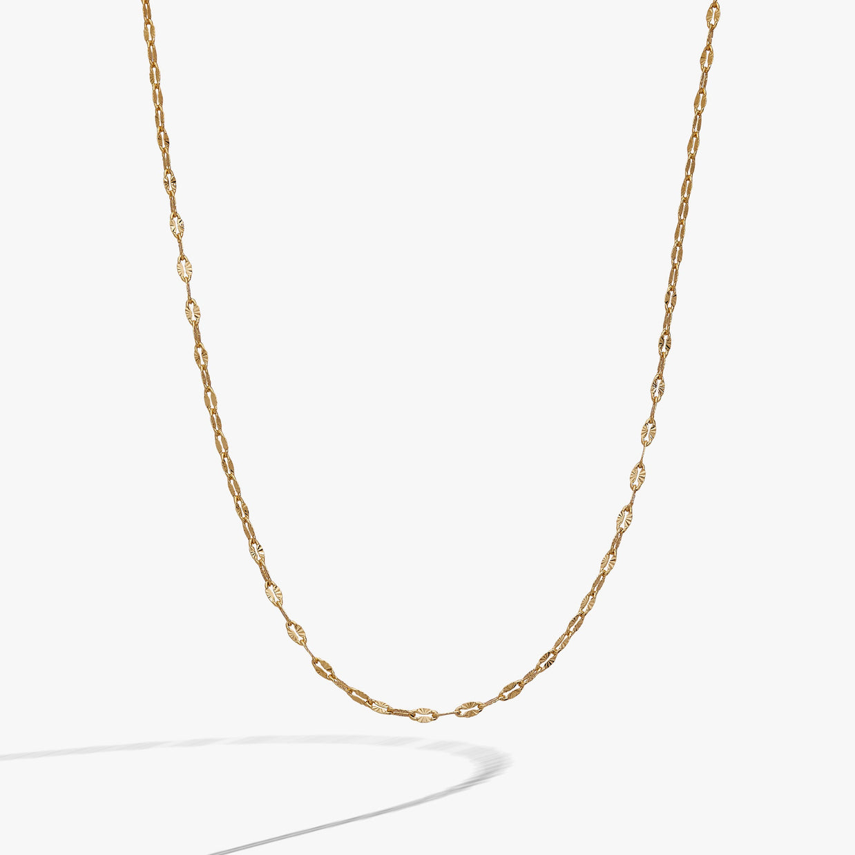 Multi Faceted Chain Necklace