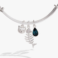 Fish Bone Cat Bangle