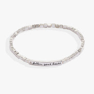 Follow Your Heart Stretch Bracelet