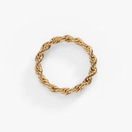 Frozen French Rope Ring