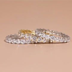 Sterling Silver Gracie CZ Eternity Ring