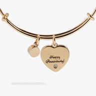 Mother of Pearl Heart Anniversary Bangle