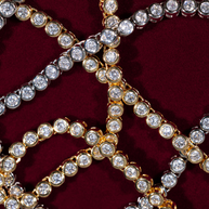 Helene Bezel CZ Tennis Necklace
