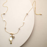 Opalite Bezel Necklace