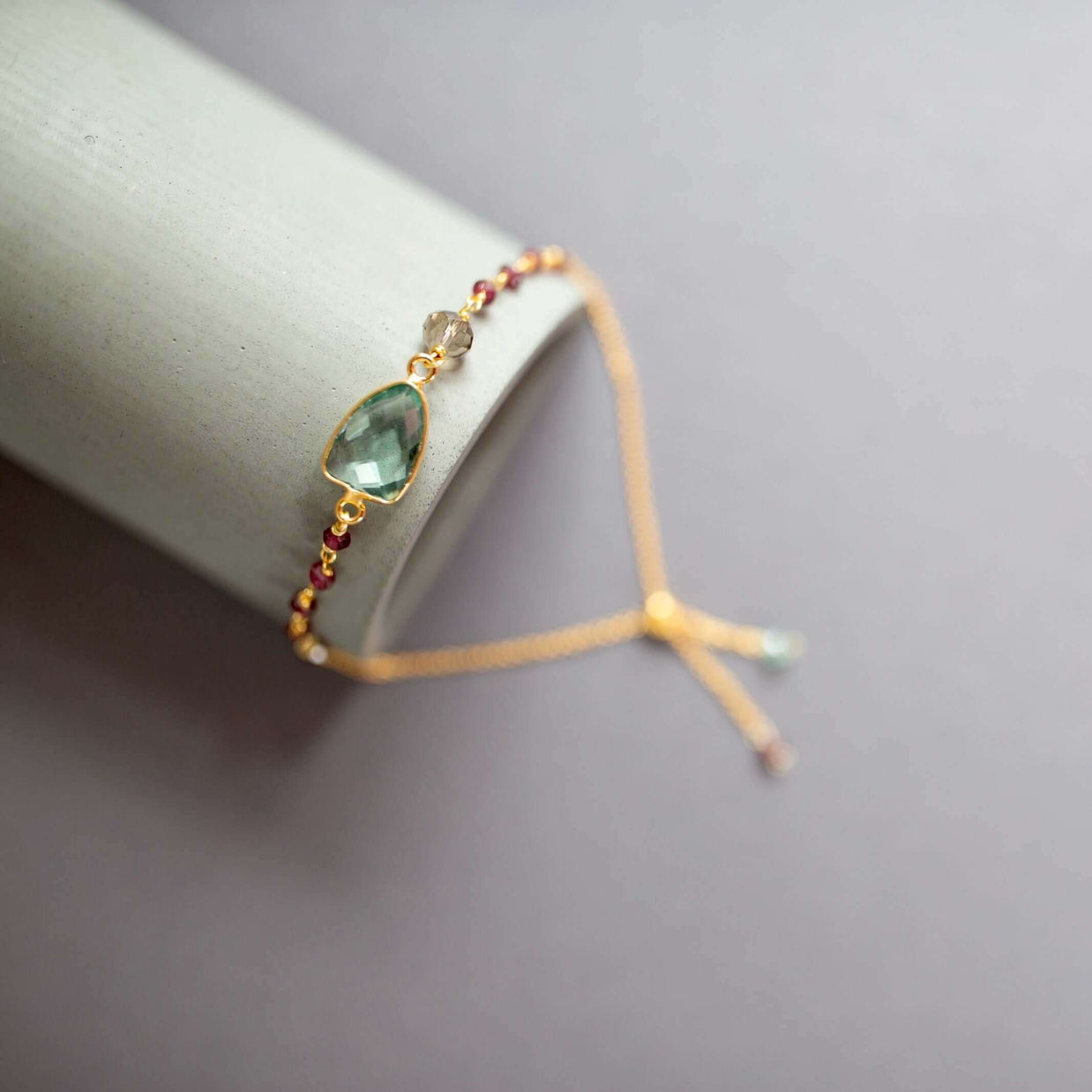 London Blue Quartz Silver Isla Bracelet