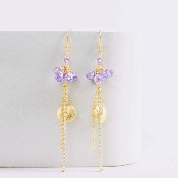 Aquamarine En Pointe Earrings