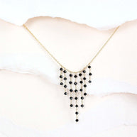 Mini Gemstone Fringe Necklaces