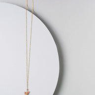 Rhodolite Garnet Cluster Necklace
