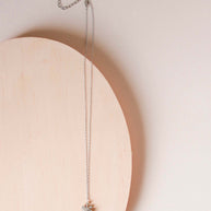 White Chalcedony Cluster Necklace
