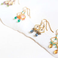 The Pixy Earring - Green Onyx