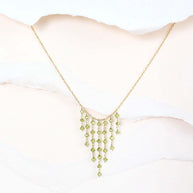 Peridot Mini Fringe Necklace