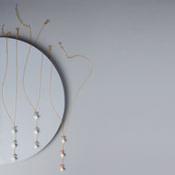 Pearl and Pink Tourmaline Necklace