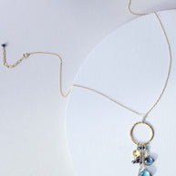 Aquamarine and Iolite Ammil Necklace