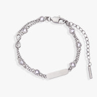 Infinity Chain Double Strand Bracelet