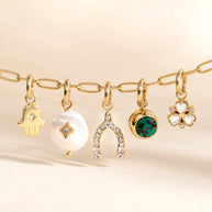 Pave Wishbone Interchangeable Charm