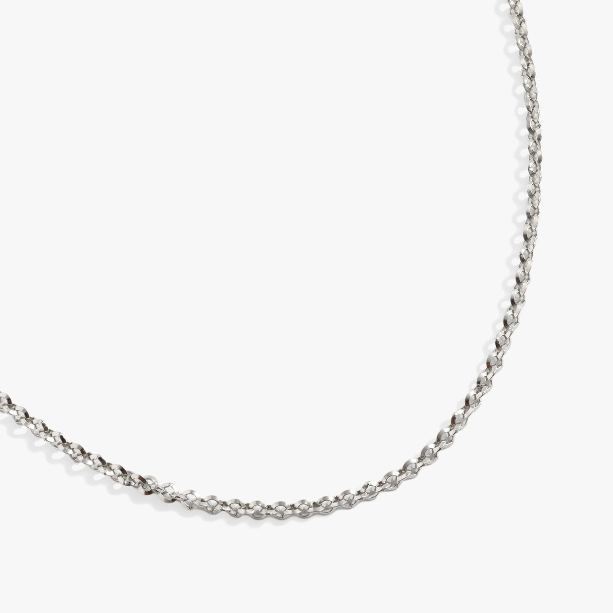 Faceted Rolo Charm & Layering Necklace
