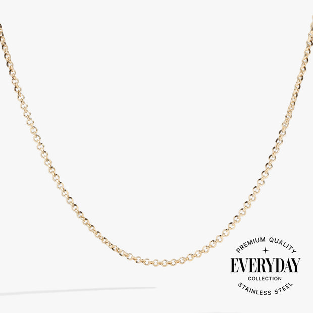 Faceted Rolo Charm & Layering Necklace