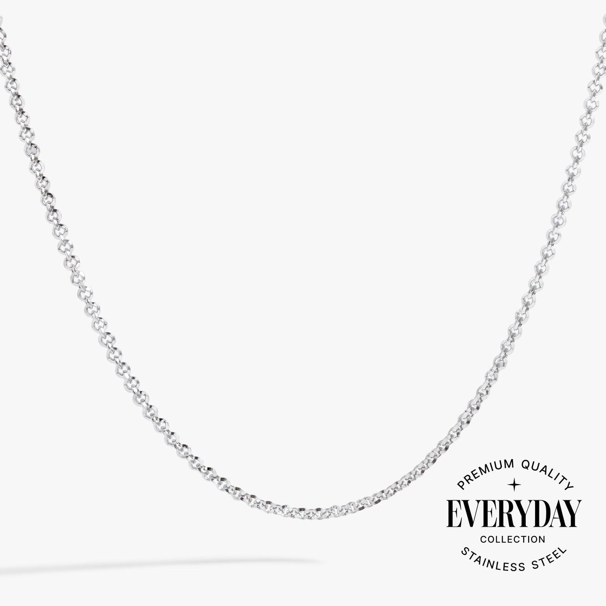 Faceted Rolo Charm & Layering Necklace