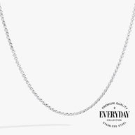 Faceted Rolo Charm & Layering Necklace