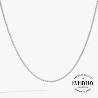 Wheat Chain Charm & Layering Necklace