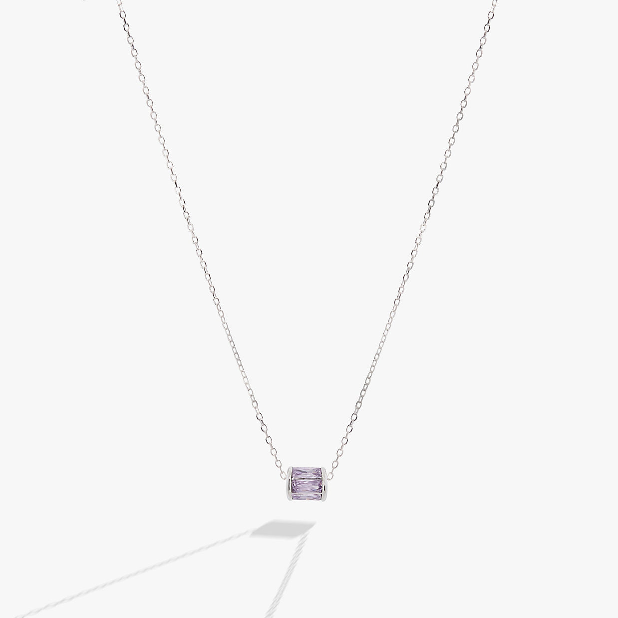 June Birthstone Precious Pendant Necklace