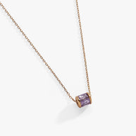 June Birthstone Precious Pendant Necklace