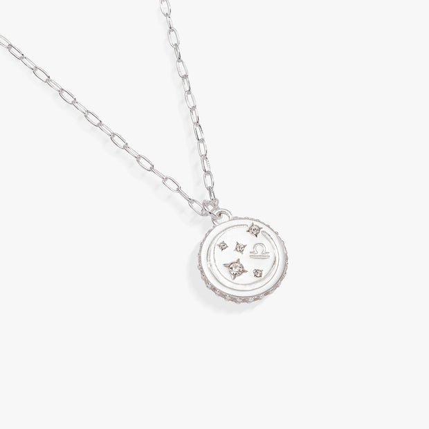 Libra Zodiac Precious Necklace