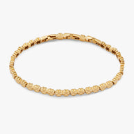 Lucky Clover Charm Tennis Bracelet