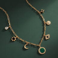 Malachite Charm Necklace