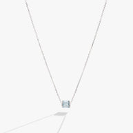March Birthstone Precious Pendant Necklace