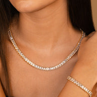 Marisol CZ Tennis Necklace
