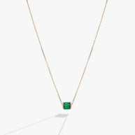 May Birthstone Precious Pendant Necklace
